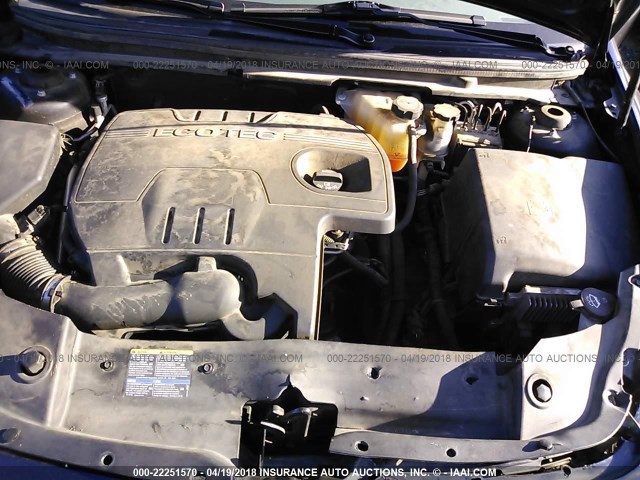 1G1ZH57B784269436 - 2008 CHEVROLET MALIBU 1LT 蓝色 照片 10