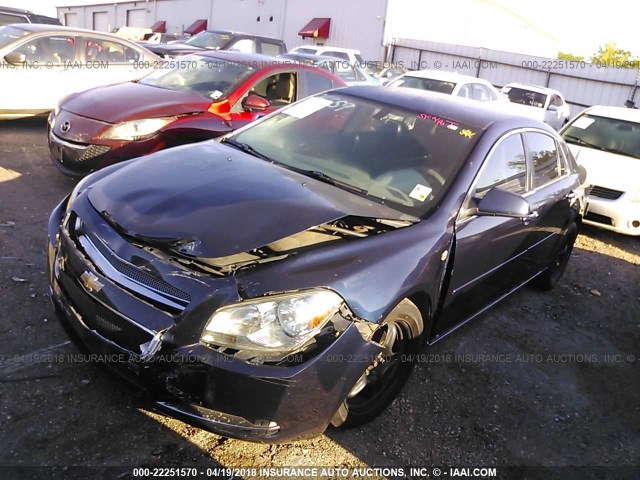 1G1ZH57B784269436 - 2008 CHEVROLET MALIBU 1LT 蓝色 照片 2