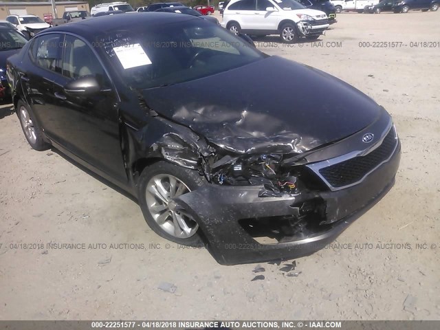 5XXGN4A75CG024140 - 2012 KIA OPTIMA EX GRAY photo 6