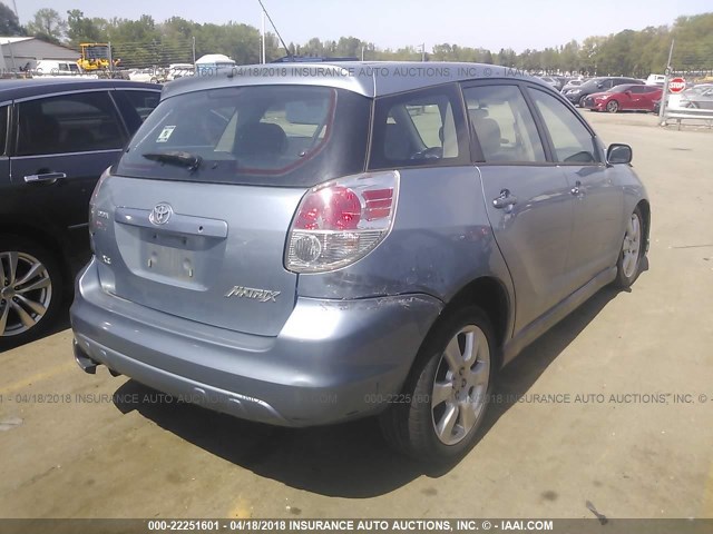 2T1KR32E18C719445 - 2008 TOYOTA COROLLA MATRIX XR Light Blue photo 4