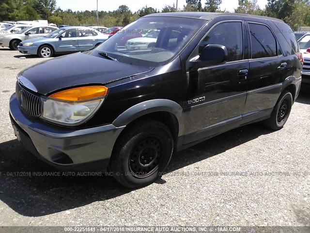 3G5DA03E53S554161 - 2003 BUICK RENDEZVOUS CX/CXL BLACK photo 2