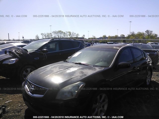 1N4BA41E17C827527 - 2007 NISSAN MAXIMA SE/SL BLACK photo 2