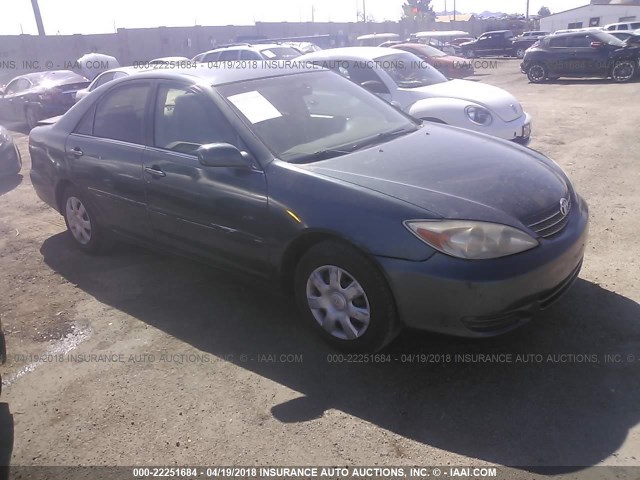 4T1BE32K13U153599 - 2003 TOYOTA CAMRY LE/XLE/SE GREEN photo 1