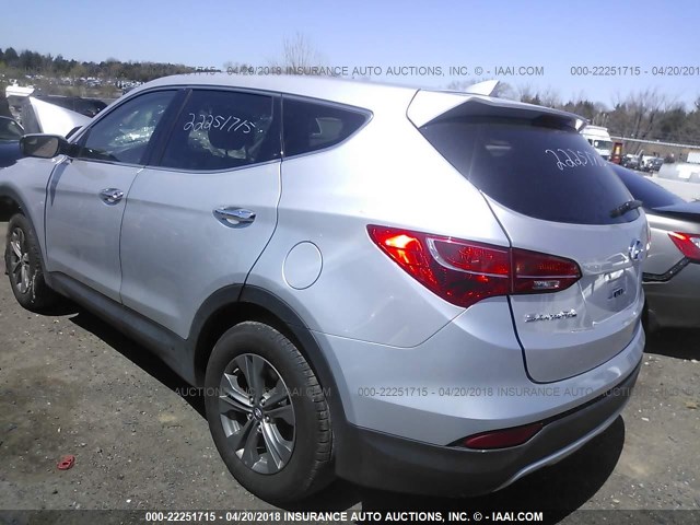 5XYZTDLBXGG347245 - 2016 HYUNDAI SANTA FE SPORT  SILVER photo 3