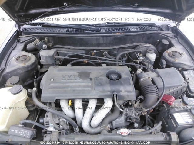 2T1BR12E42C579483 - 2002 TOYOTA COROLLA CE/LE/S BLACK photo 10