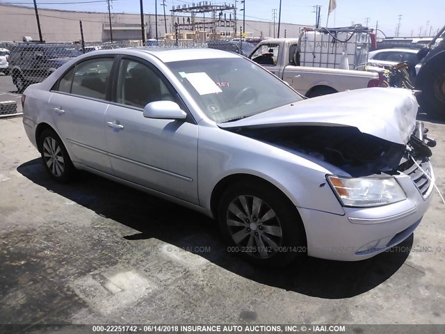 5NPEU46CX9H500671 - 2009 HYUNDAI SONATA SE/LIMITED SILVER photo 1