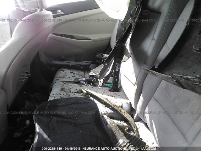 KM8J3CA40GU036901 - 2016 HYUNDAI TUCSON LIMITED/SPORT AND ECO/SE GRAY photo 8