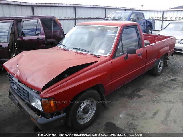 JT4RN55S0F5032734 - 1985 TOYOTA PICKUP 1/2 TON RN55 SR5 RED photo 2