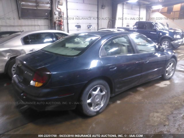 1G3GS64C914166544 - 2001 OLDSMOBILE AURORA 4.0 Dark Blue photo 4