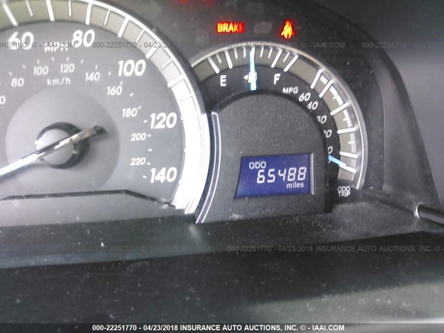 4T1BF1FK9DU662708 - 2013 TOYOTA CAMRY L/SE/LE/XLE 红色 照片 7