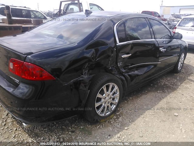 1G4HG5EM7AU113974 - 2010 BUICK LUCERNE CXL BLACK photo 6