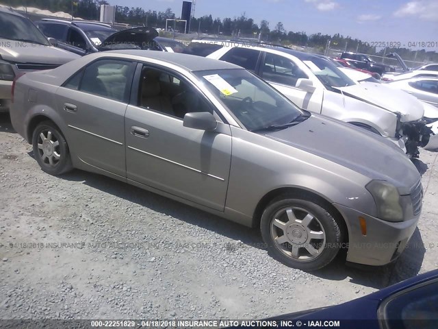 1G6DM57N030144532 - 2003 CADILLAC CTS TAN photo 1