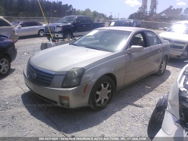 1G6DM57N030144532 - 2003 CADILLAC CTS TAN photo 2