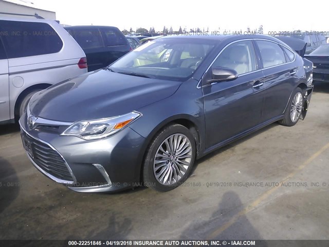 4T1BK1EB3GU235347 - 2016 TOYOTA AVALON XLE PLUS/PREMIUM/TOUR/LTD GRAY photo 2