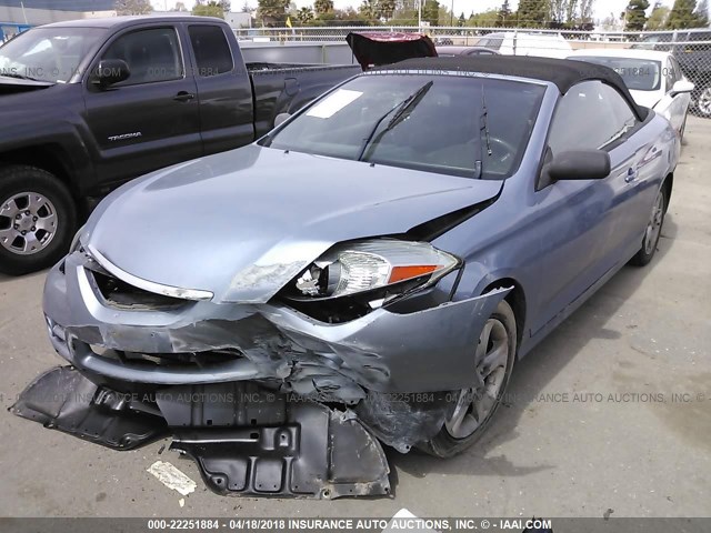 4T1FA38P77U120631 - 2007 TOYOTA CAMRY SOLARA SE/SLE ლურჯი ფოტო 2