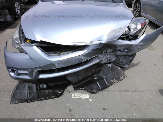 4T1FA38P77U120631 - 2007 TOYOTA CAMRY SOLARA SE/SLE ლურჯი ფოტო 6
