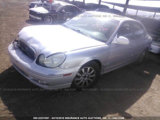 KMHWF35H94A063814 - 2004 HYUNDAI SONATA GLS/LX SILVER photo 2