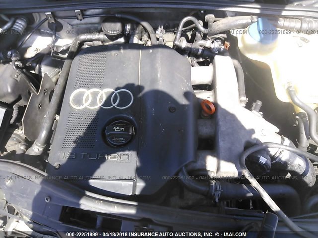 WAULC68E35A028302 - 2005 AUDI A4 1.8T QUATTRO/SPECIAL SILVER photo 10