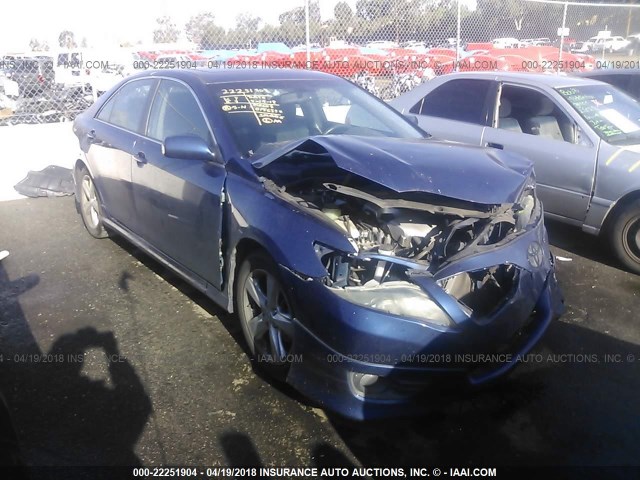 4T1BK3EK7BU615361 - 2011 TOYOTA CAMRY SE/LE/XLE 蓝色 照片 1