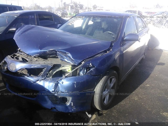 4T1BK3EK7BU615361 - 2011 TOYOTA CAMRY SE/LE/XLE 蓝色 照片 2