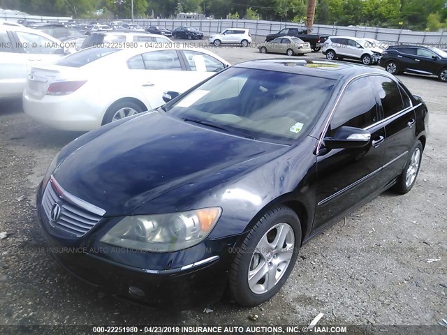 JH4KB16668C000100 - 2008 ACURA RL შავი ფოტო 2