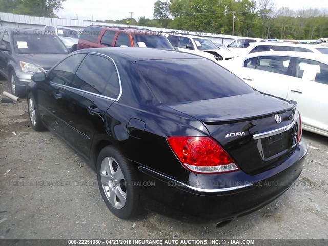 JH4KB16668C000100 - 2008 ACURA RL შავი ფოტო 3