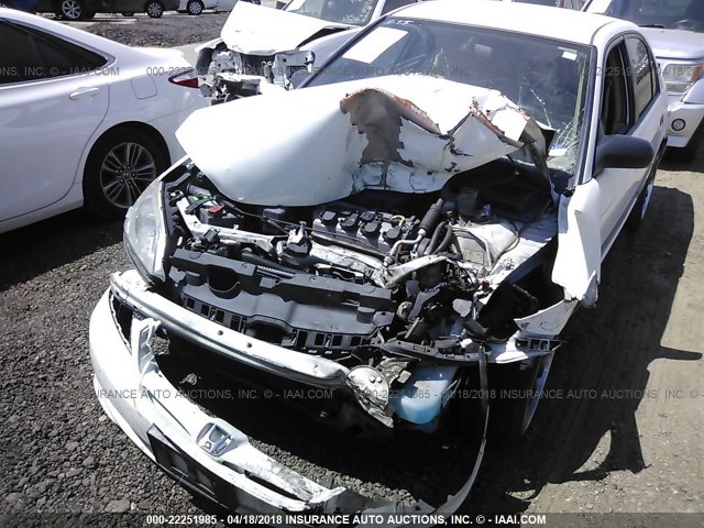 2HGES16385H515825 - 2005 HONDA CIVIC DX VP WHITE photo 6