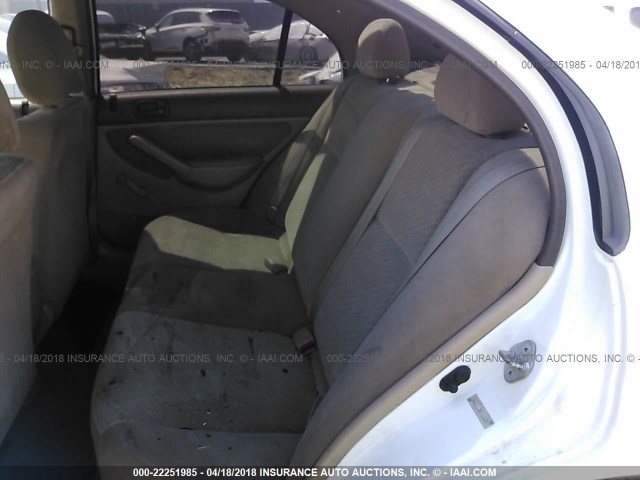 2HGES16385H515825 - 2005 HONDA CIVIC DX VP WHITE photo 8