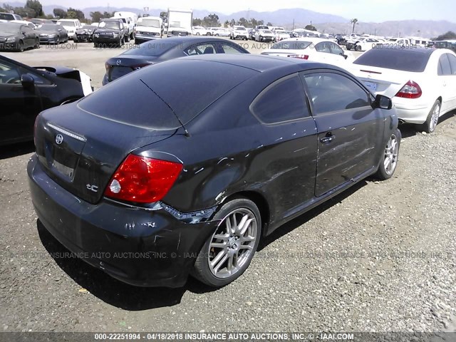 JTKDE177X70175077 - 2007 TOYOTA SCION TC 黑色 照片 4