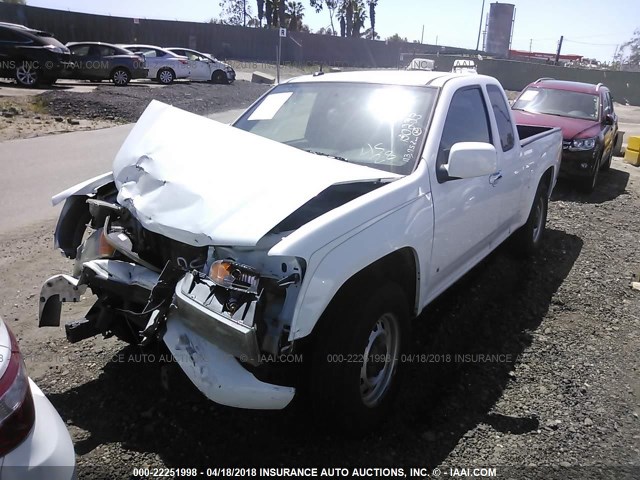 1GCCS19EX98130233 - 2009 CHEVROLET COLORADO WHITE photo 2