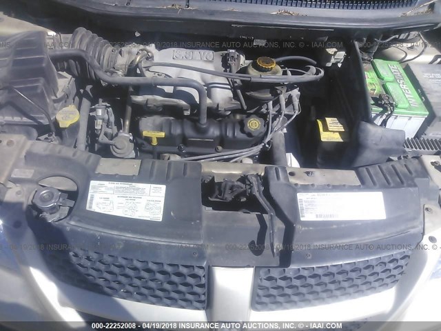 2B8GT54LX1R142754 - 2001 DODGE GRAND CARAVAN ES GOLD photo 10