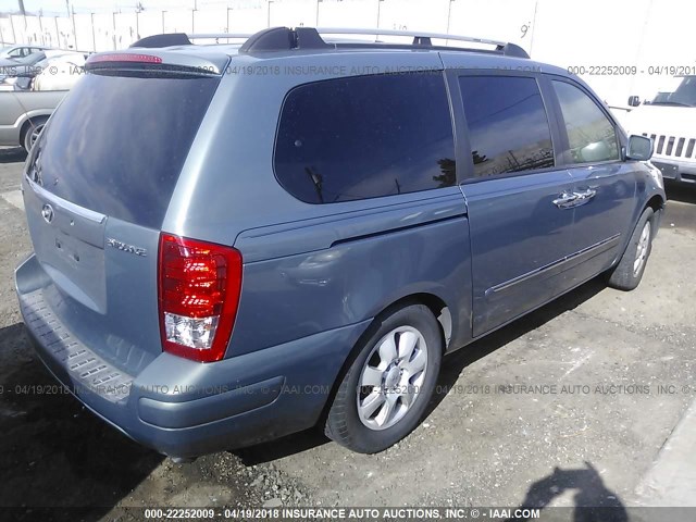 KNDMC233676020335 - 2007 HYUNDAI ENTOURAGE GLS/SE/LIMITED BLUE photo 4