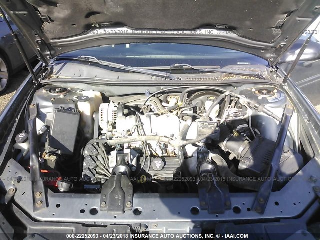 2G2WS522641372943 - 2004 PONTIAC GRAND PRIX GT2 GRAY photo 10