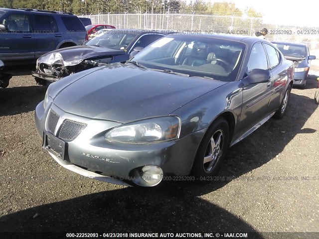 2G2WS522641372943 - 2004 PONTIAC GRAND PRIX GT2 GRAY photo 2