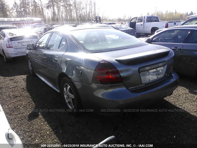 2G2WS522641372943 - 2004 PONTIAC GRAND PRIX GT2 GRAY photo 3