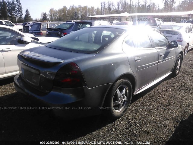 2G2WS522641372943 - 2004 PONTIAC GRAND PRIX GT2 GRAY photo 4