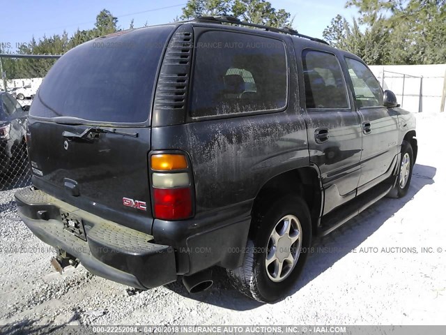 1GKEK63U34J202353 - 2004 GMC YUKON DENALI BLACK photo 4