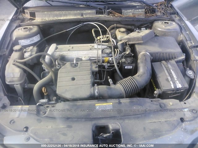 1G2NF52F93C161456 - 2003 PONTIAC GRAND AM SE1 GRAY photo 10