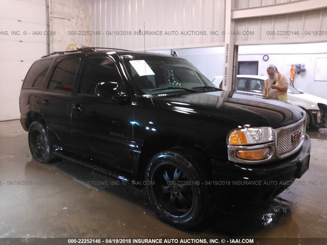 1GKEK63U56J156995 - 2006 GMC YUKON DENALI BLACK photo 1