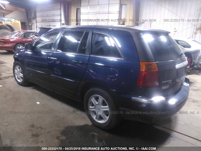 2A4GM68456R642820 - 2006 CHRYSLER PACIFICA TOURING BLUE photo 3