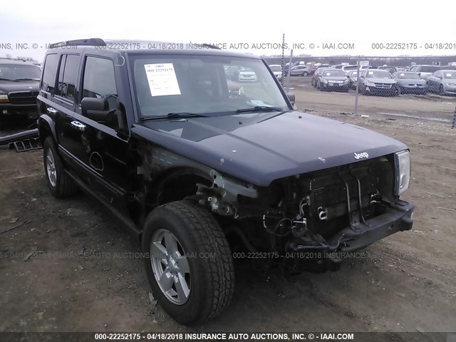 1J8HG48K16C233378 - 2006 JEEP COMMANDER 黑色 照片 1