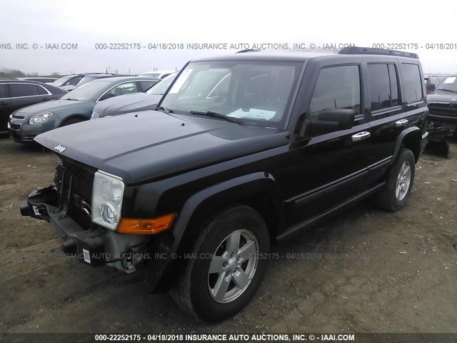 1J8HG48K16C233378 - 2006 JEEP COMMANDER 黑色 照片 2