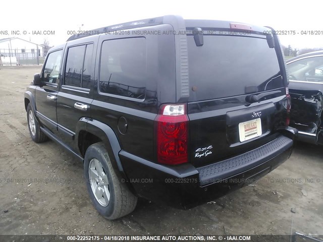 1J8HG48K16C233378 - 2006 JEEP COMMANDER 黑色 照片 3