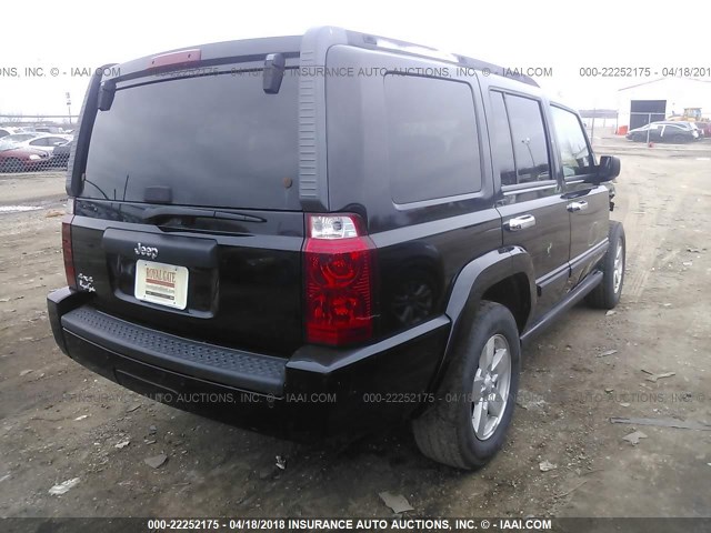 1J8HG48K16C233378 - 2006 JEEP COMMANDER 黑色 照片 4