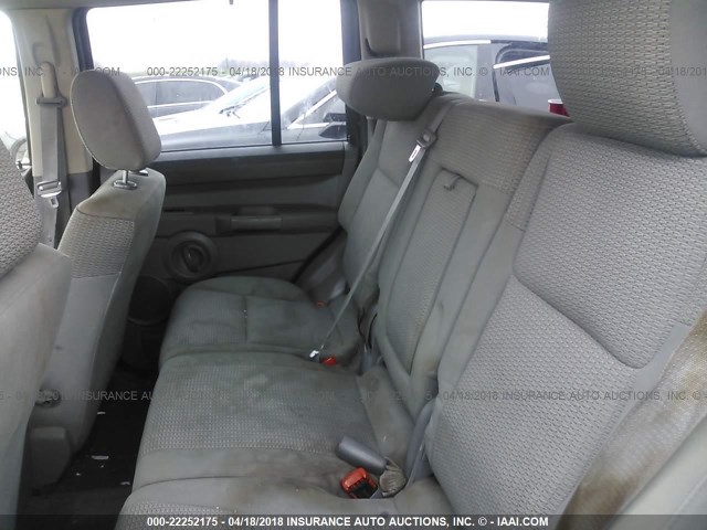 1J8HG48K16C233378 - 2006 JEEP COMMANDER 黑色 照片 8