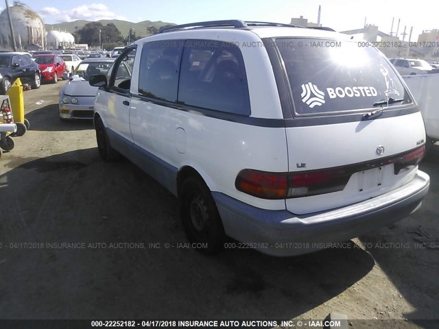 JT3AC12R8P1082615 - 1993 TOYOTA PREVIA LE WHITE photo 3