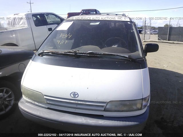 JT3AC12R8P1082615 - 1993 TOYOTA PREVIA LE WHITE photo 6