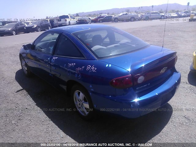 1G1JF12F847167271 - 2004 CHEVROLET CAVALIER LS BLUE photo 3