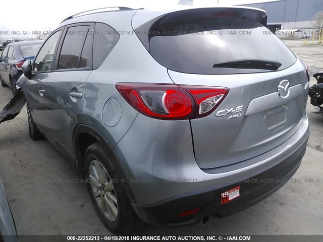 JM3KE4CY0E0383147 - 2014 MAZDA CX-5 TOURING GRAY photo 3