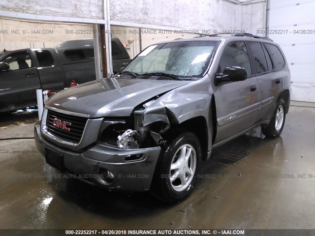 1GKDT13S352326144 - 2005 GMC ENVOY SILVER photo 6